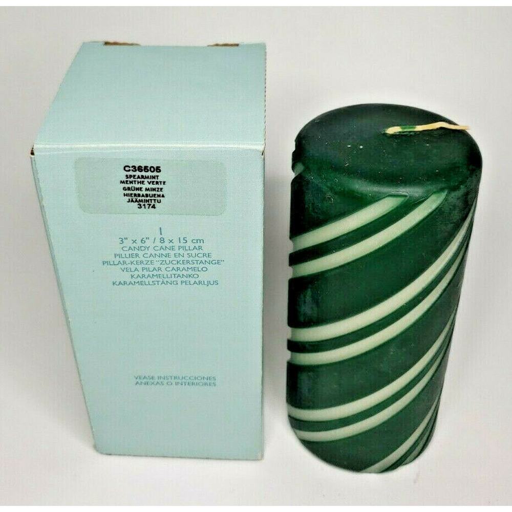 PartyLite‎ Pillar Candle 3" x 6" New Box Spearmint P6C/C36505 - Picture 2 of 2